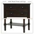 thumbnail image 4 of Console Sofa Table with 3 Drawers and Bottom Shelf, Entryway Hall Table, Sofa Tables Narrow Easy Assembly, 4 of 7