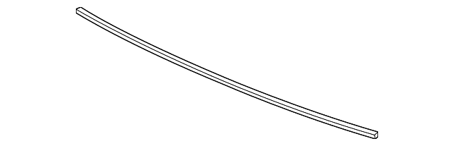 Genuine OE Acura Upper Molding - 73150-TZ5-A01
