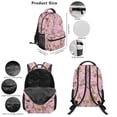 thumbnail image 3 of Jeiento Pink Camo Backpack Set of 5 Hunting Branch 17 Inch Adjustable Padded Straps Backpack with Lunch Box Pencil Pouch for 9-12 Years Old Kids Middle School School Supply Set, 3 of 7