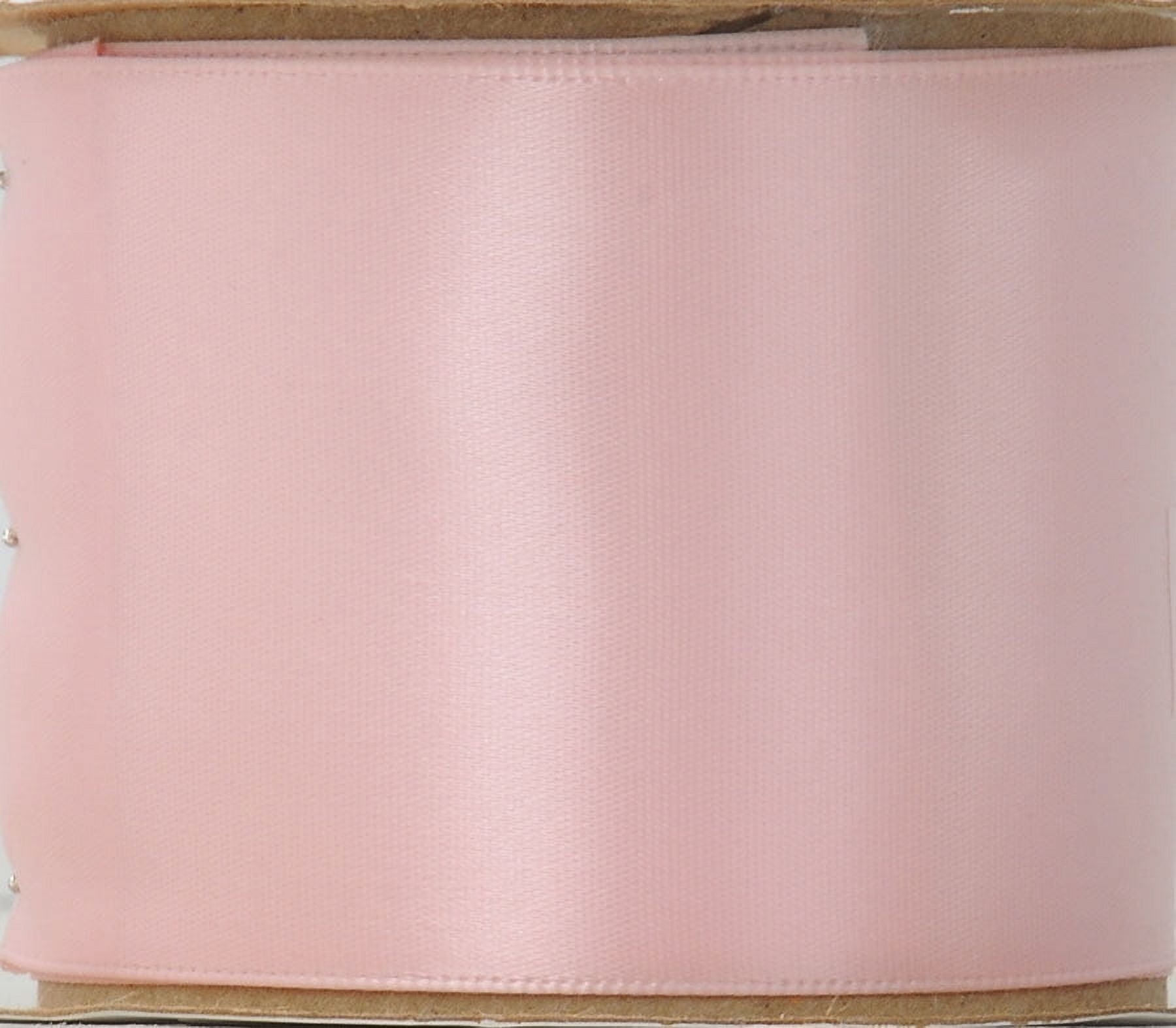 Offray Ribbon, Carnation Pink 2 1/4 inch Single Face Satin Polyester Ribbon for Sewing, Crafts, and Gifting, 9 feet, 1 Each