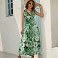 thumbnail image 2 of Floral Colorful Flower Sleeveless Dress Woman Fashion Long Dresses Women's Summer Suit Dress 2025, 2 of 7