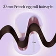 thumbnail image 4 of French Wave Curling Iron Rommantic French Eggs Roll Curling Iron V-shape Ceramic Bigwaves 2024 new Hair Crimper, 4 of 5