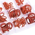 thumbnail image 2 of Unique Bargains Silicone O-Ring Kit, 225pcs Metric Seal Rings Assortment Set Red, 2 of 3