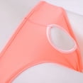 thumbnail image 4 of TANBOM Men's Holes Briefs Mesh Nylon Triangle Underwear Orange M 1-Pack, 4 of 6