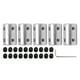 thumbnail image 2 of Motor Shaft Connector, Steel Shaft Coupling 6 To 6mm Anti Deformation 5pcs For Motor Transmission ANGGREK Otros Deportes, 2 of 8