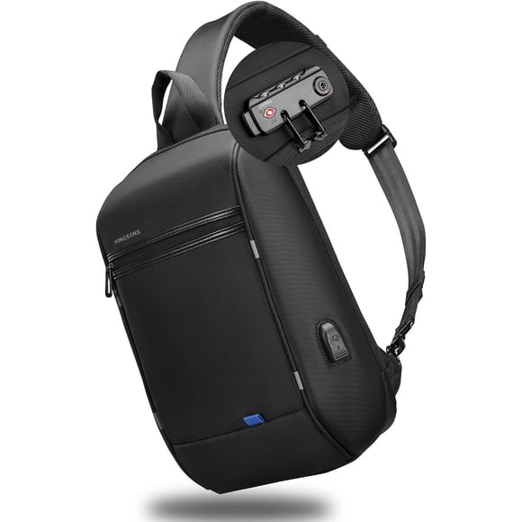 Kingsons Sac à Dos Antivol pour Ordinateur Portable - 13 Pouces, Étanche, Port de Charge USB, Serrure TSA, Idéal pour Voyage et Randonnée