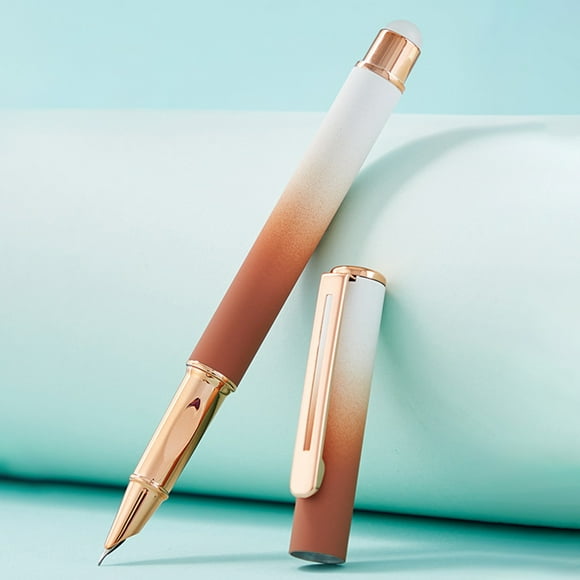 EGNMCR Home Office Furniture Gradient Thermal Erasable Pen Beautiful Exquisite Pen Trendy-friendly Stylus Easy Writing Student Pen Metal Erasable fountain pen