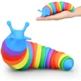 thumbnail image 1 of Kids Fidget Slug Sensory Toy Stress Relief 18cm Squishy Pop It Model YC1122, 1 of 9