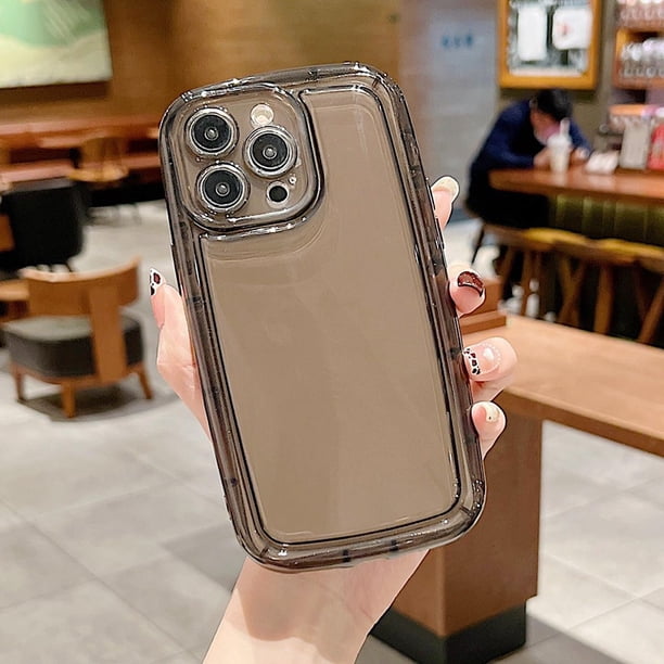 Anti-Caída Antideslizante Transprent Carcasa Para Xiaomi Mi 13 12 11 Pro 12X Lite 5G NE Funda De Teléfono Gruesa Airbag Transparente Simple Suave TPU Trasera