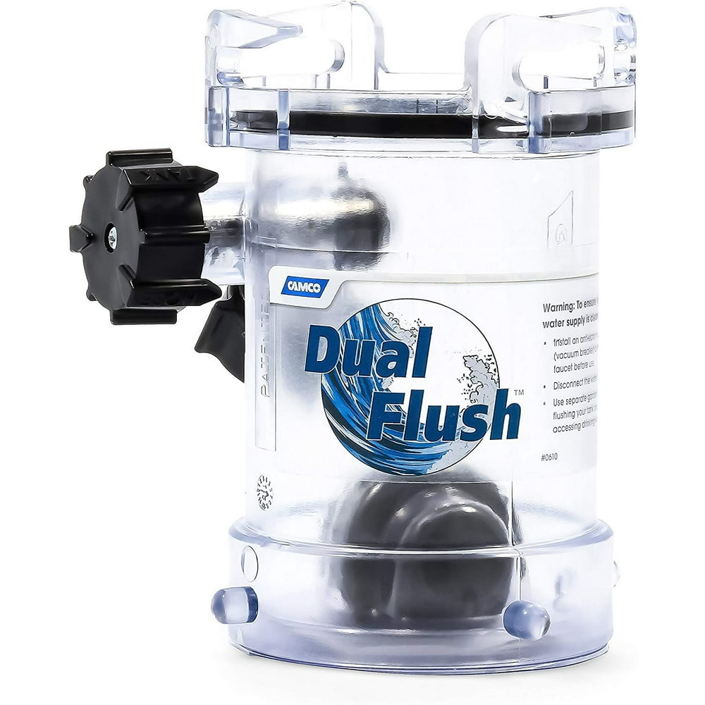 Camco RV Dual Flush RV Holding Tank Rinser Cleans and Removes Clogs