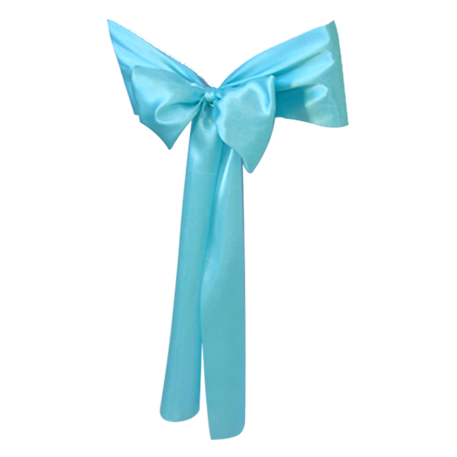 50pcs Dusty Blue Wedding Satin Chair Sashes Silk Ribbon Bows Tie Belts For  Hotel Banquet Party Event Wedding Chair Knot Sash - AliExpress