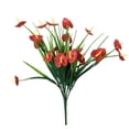 thumbnail image 2 of Artificial Anthuriumflowers Silk Anthurium for Outdoors Uv Resistant Artificial Anthurium Bush 2pcs Faux Flowers Plant for Planter Garden Home Decor Patio Vase Table Centerpieceharlik, 2 of 6