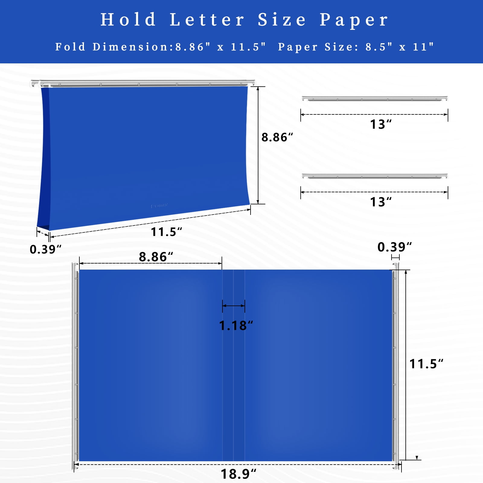 ViVin Heavy Duty Plastic Hanging File Folders with Metal Hook, 1/5-Cut Adjustable Tabs, File Cabinet Folders, Letter Size, School Supplies 20 per Box Assorted