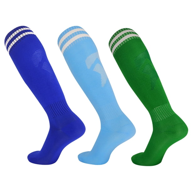 Calcetines de fútbol hasta la rodilla para niños - 3 pares de calcetines de fútbol largos Zhivalor CPB-SSW2342-2