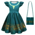 thumbnail image 5 of Princess Merida Dress For Girls Halloween Flutter Sleeve Costume Fancy-Dress, 5 of 6