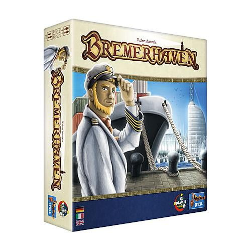 Bremerhaven Strategy Board Game - For Experienced Gamers, 1-2 Hour Play, Harbor Building & Ship Management