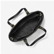 Michael Kors Michael Kors XS Carry All Jet Set Travel Womens Tote (BLACK SIG/GOLD)