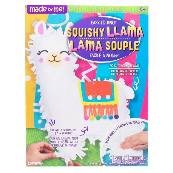 Made by Me Easy-to-Knot Squishy Llama