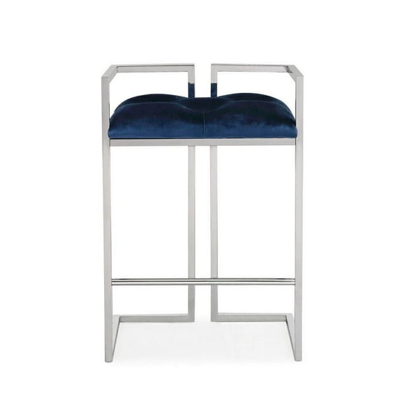 Tabouret de comptoir à accoudoirs carrés Home Gear