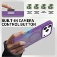 thumbnail image 3 of Designed for iPhone 17 Pro Magnetic Phone Case,Compatible with Mag-Safe,Military Grade Shockproof Anti-Scratch Durable Rugged Ultra Slim Skin Feel Translucent Phone Case,Darkpurple, 3 of 6