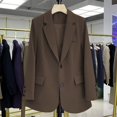 thumbnail image 1 of Petit Costume Noir Veste Décontractée pour Femmes Style Coréen Design Sens Manteau, 1 of 6