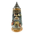 thumbnail image 2 of Pinnacle Peak Trading Silent Night Chapel Musical LE German Stoneware Christmas Beer Stein .5 L by King Werk, 2 of 8