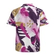 thumbnail image 3 of High Quality Hawaiian Shirts for Men Short Sleeve Aloha Beach Shirt Floral Summer Casual Button Down Shirts Blouses 47YGCH, 3 of 7
