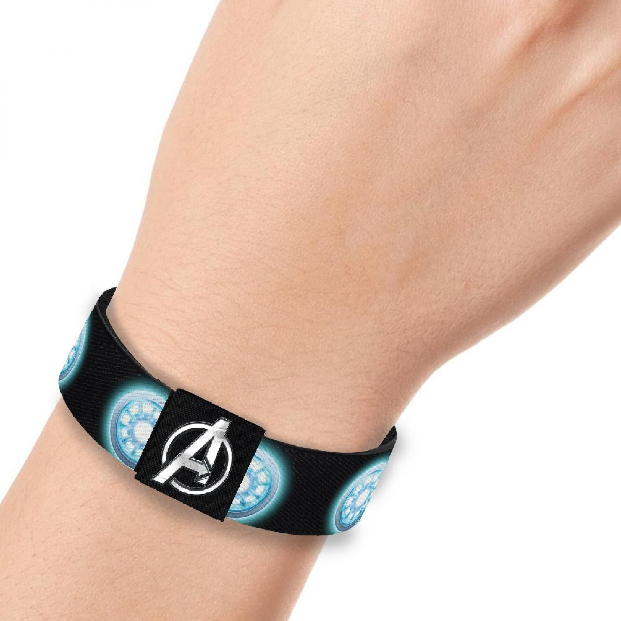 Marvel Avengers Iron Man Arc Reactor 1 Inch Elastic Bracelet