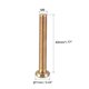 thumbnail image 2 of Tornillos de muebles M6x45mm con socket hexagonal, fijaciones galvanizadas, tornillos de rosca completa de acero al carbono, 20 Pcs, 2 of 4