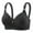 Black Bras for Women, variant on SMihono Bras for Women No Underwire Wireless Bras - Seamless Push Up Full Coverage Solid Bralettes Comfortable Everyday Bra Black XL US(10)