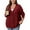 01-Dark Red, variant on Daystry Women's Fall Winter Long Sleeve Chunky Cable Knit Sweater Open Front Cardigan Button Loose Sweaters Outerwear