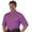 Iris Orchid/Purple, variant on Monterey Club Men's Preston Stripe Texture Golf Polo Shirt #1615