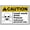 Warning Sign 3, variant on Caution Laser Area Vision Damage May Result Warning Tin Sign 8"x12" - Home Kitchen Farm Garden Garage Wall Decor, Laser Vision Sign