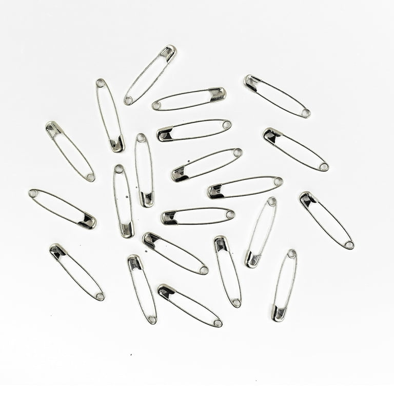 Size Number 00 Silver Small Safety Pins Bulk 0.75 Inch 1440 Pieces 