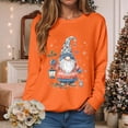 thumbnail image 2 of Towmus Christmas Sweatshirts for Women Funny Santa Xmas Tree Graphic Sweatshirt Loose Casual Pullover Tops, 2 of 6
