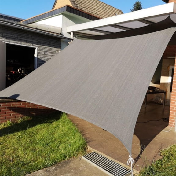 Sun Shade Outdoor Rectangle Shade Canopy Uv Block Awning for Patio Garden Backyard 6.5X6.5Ft Lake Blue Waterproof Polyester Fabric Cover