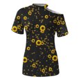 thumbnail image 3 of Mujeres Verano Cuello Redondo Manga Corta Estampado Sin Tirantes Camiseta Tops Blusas OAVQHLG3B Store  lin121212, 3 of 4