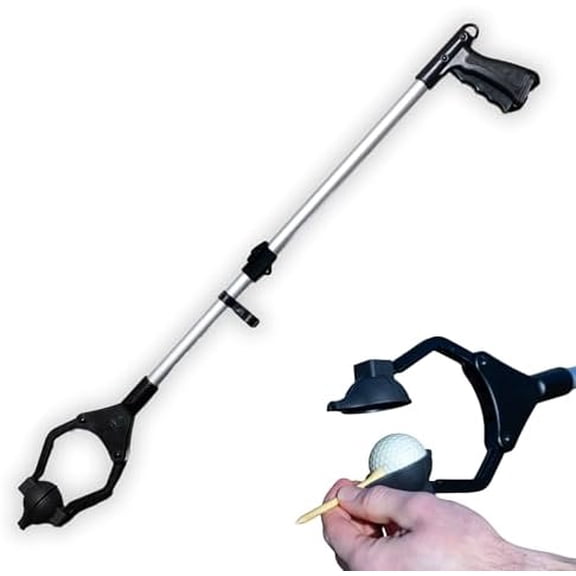 Golf Ball Teeing Aid Device For Seniors V2.0 | Golf Ball Dispenser Eliminates Bending | Motorless Golfing Dispenser Tees Up Your Golfing | Adaptive Gifts For Seniors | Foldable Tee Assistant