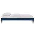 thumbnail image 2 of Modway Reign King Performance Velvet Platform Bed Frame in Navy, 2 of 6