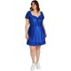 thumbnail image 5 of Vestido campesino Roman Fashion / Tallas extras, 4270 (Azul Rey) azul 38 Roman Fashion V-GR-4270-REY, 5 of 6