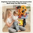 thumbnail image 6 of Bruce&Shark Kids Workbench Construction Toy Tool Set Playset with 48 Pieces including Tools, Accessories, Play Helmet & Play Safety Goggles, for Kids Ages 3 and Up, Multicolor, 6 of 11