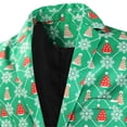 thumbnail image 4 of Cathalem Mens Coat Adult Male Clothes Big and Tall Suit Mens Christmas Fashion Christmas Printed Suit Coat Jacket formal Long Sleeve Suit for Men (D, M), 4 of 7
