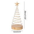 thumbnail image 3 of Fiudx Adorno de Estrella de Hierro, Pieza Decorativa Iluminada, Decoración Navideña Soldada a Mano, Base Estable con Peso, Ideal para Decorar La Oficina En Casa, Ambiente Festivo, Funciona con 3 Pila, 3 of 6