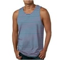 thumbnail image 1 of Tanques para Hombre para el Verano Solto Chaleco Impresión Deportivo Cuello Redondo, Casual, 1 of 4