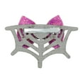 thumbnail image 5 of Unique Bargains 1 Pc Duckbill Clip Halloween Spiderweb Bow Hair Clip for Children Purple Black, 5 of 5
