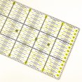 thumbnail image 3 of Ruler de costura Patchwork cosido plantilla plantilla manual costura pintura ropa herramienta de medición escuela escuela 3x15cm amarillo AweSitey HA012297-01, 3 of 7