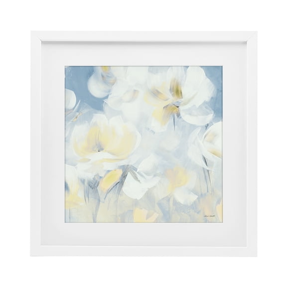 Stupell Industries Contemporary Soft & Gentle Flower Field White Framed Print Under Glass, 16 x 16, by Lanie Loreth