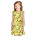thumbnail image 1 of Balery Lemon (2) Camisón de princesa para niñas, pijama de algodón con mangas abullonadas, suave y bonito.-XX-Large, 1 of 6