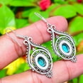 thumbnail image 3 of Natural Santa Rosa Turquoise Gemstone 925 Sterling Silver Earring 2.05", 3 of 3