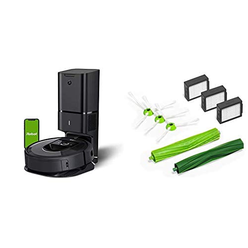 iRobot Roomba i7+ (7550) Robot Vacuum with Roomba e and i Series  Replenishment Kit - Walmart.com - Walmart.com